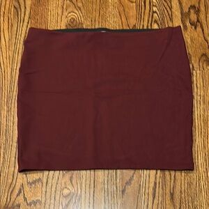 The LOFT Burgundy/Maroon Skirt